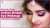 indian bridal eye makeup 