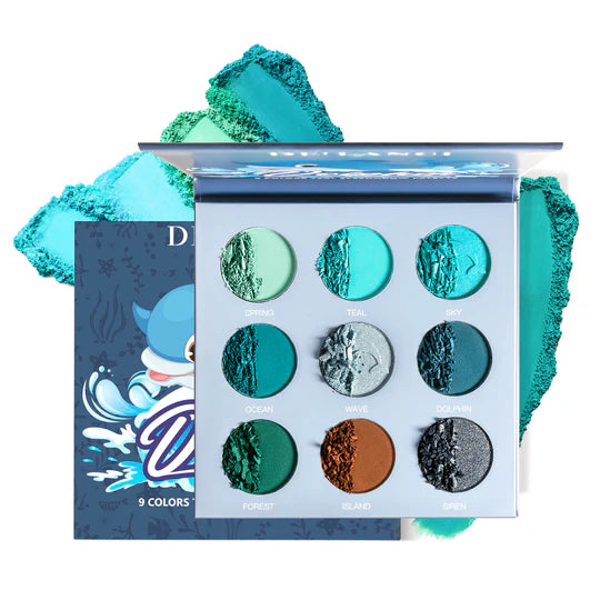 DE’LANCI COMBO OFFER: DE’LANCI 25 Color Matte Multi Shade Lip Palette + DE'LANCI Dolphin Eyeshadow Palette