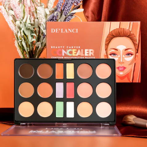 DE’LANCI COMBO OFFER: De’Lanci Beauty Carver Concealer Palette + De’Lanci Desert Rose Eyeshadow Palette