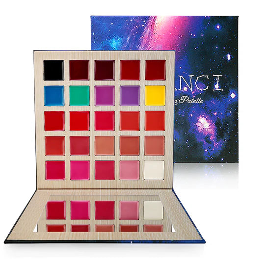 DE’LANCI COMBO OFFER: DE’LANCI 25 Color Matte Multi Shade Lip Palette + DE'LANCI Dolphin Eyeshadow Palette